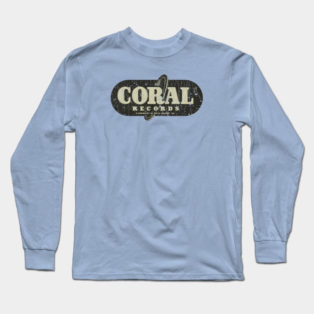 Coral Records 1949 Long Sleeve T-Shirt by JCD666